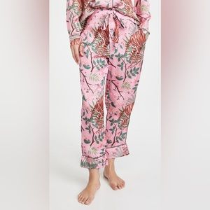 Karen Marin Tiger Blossom Pajama Pants- Large